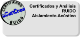 Certificados y Análisis RUIDO Aislamiento Acústico                  R U I D O CERTIFICADO